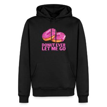 Donut Ließ Mich Jemals Gehen, Hochzeitsdesign Für - Männer Premium Bio Hoodie - Schwarz - Vorne - Nico (187cm)
