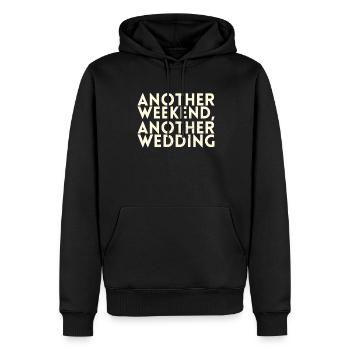 Un autre week-end, un autre mariage pour - Sweat à capuche Premium bio Homme - noir - Devant - Nico (187cm)
