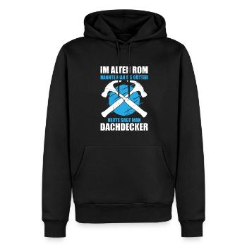 Im Alten Rom Nannte Man Sie Götter Heute Sagt Man - Männer Premium Bio Hoodie - Schwarz - Vorne - Nico (187cm)