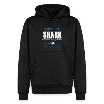 Apnea Diver Freediver Shark Scuba Diver - Sweat à capuche Premium bio Homme - noir - Devant - Nico (187cm)