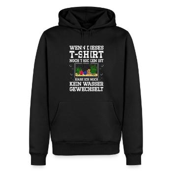 Wenn Dieses T-Shirt Noch Trocken Ist Habe Ich Noch - Männer Premium Bio Hoodie - Schwarz - Vorne - Nico (187cm)