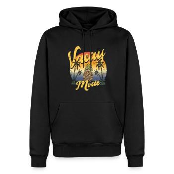 Vacay-modus-ananas-kiefern-entwurf Für Strand - Männer Premium Bio Hoodie - Schwarz - Vorne - Nico (187cm)