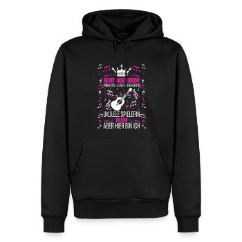 Es Ist Nicht Leicht Prinzessin Und Gleichzeitig Uk - Männer Premium Bio Hoodie - Schwarz - Vorne - Nico (187cm)