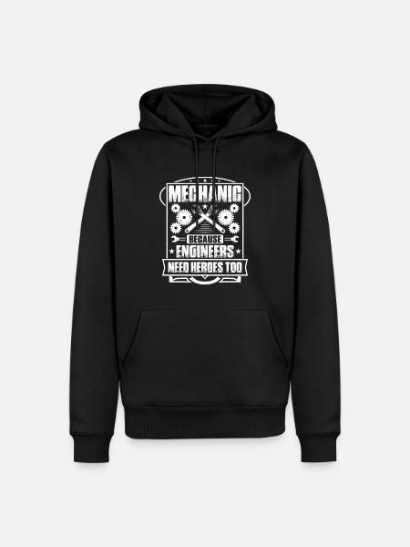Mechanic Mechanic Mechanics Mechanic - Men’s Premium Organic Hoodie - black