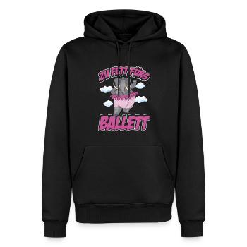 Zu Fett Fürs Ballett Geschenk Tanzen - Männer Premium Bio Hoodie - Schwarz - Vorne - Nico (187cm)