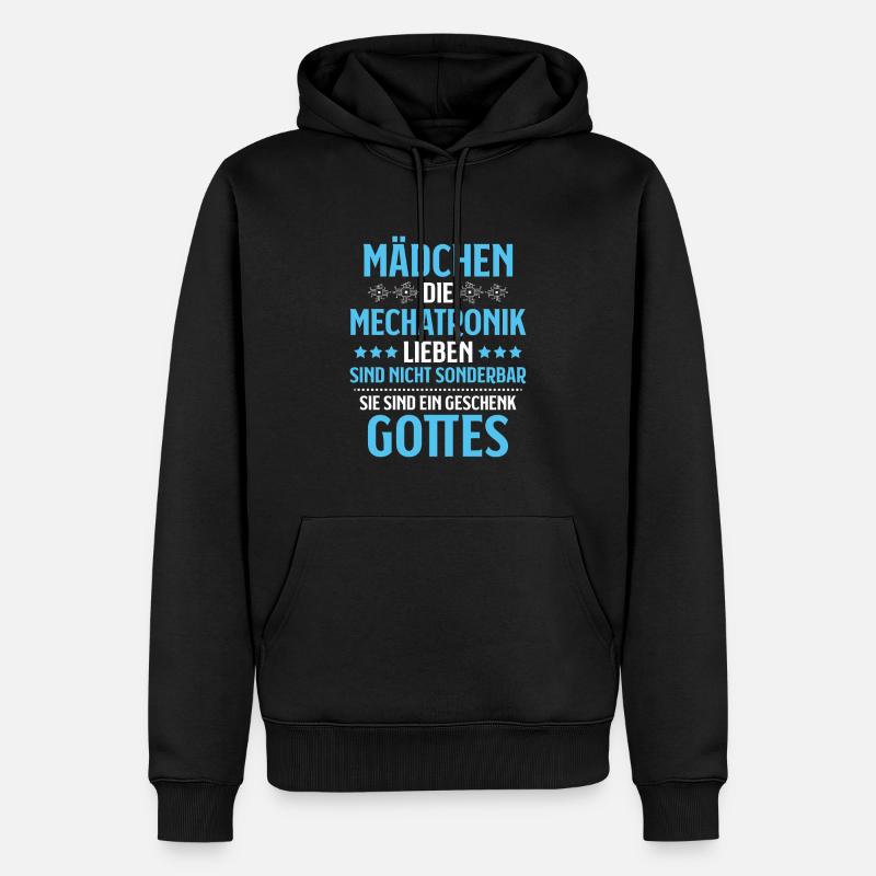 Mechatroniker Mechatronik Mechatronics Engineer - Männer Premium Bio Hoodie - Schwarz