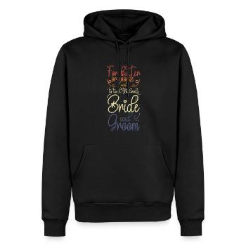 Für Butter Oder Schlimmeres Möchte Ich Auf Die - Männer Premium Bio Hoodie - Schwarz - Vorne - Nico (187cm)