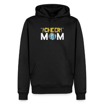 Cheer Mom Design Für Cheerleader Cheer - Männer Premium Bio Hoodie - Schwarz - Vorne - Nico (187cm)