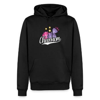 Cheer Mom Design Für Cheerleader Cheer - Männer Premium Bio Hoodie - Schwarz - Vorne - Nico (187cm)