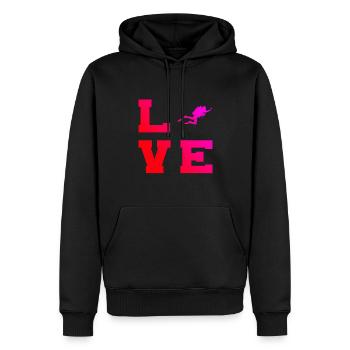 Plongée sous-marine Tauchen Plongée sous-marine Taucher Plongeur - Sweat à capuche Premium bio Homme - noir - Devant - Nico (187cm)