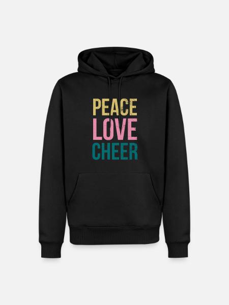 Peace Love Applause Design pour - Sweat à capuche Premium bio Homme - noir