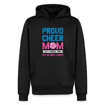 Stolze Cheer Mom Wie Eine Normale Mutter Für - Männer Premium Bio Hoodie - Schwarz - Vorne - Nico (187cm)