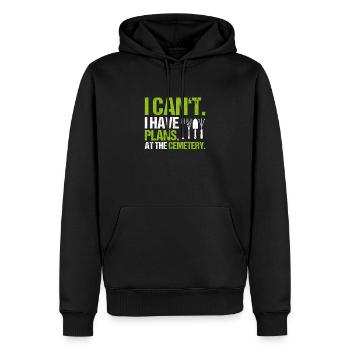 Friedhofsgärtner Friedhof Cemetery Gardener - Männer Premium Bio Hoodie - Schwarz - Vorne - Nico (187cm)