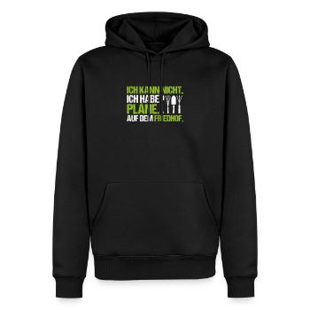 Friedhofsgärtner Friedhof Cemetery Gardener - Männer Premium Bio Hoodie - Schwarz - Vorne - Nico (187cm)