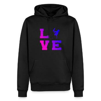 Men's Skating Skateboarding Women Skater Skateboa - Men’s Premium Organic Hoodie - black - Front - Nico (187cm)