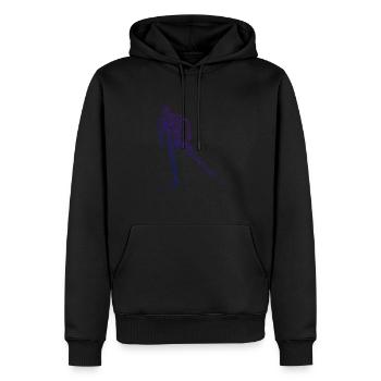 Langlauf Classic Langlauf Skate Herren Langlauf Kl - Männer Premium Bio Hoodie - Schwarz - Vorne - Nico (187cm)