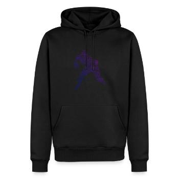Ice Hockey Ice Hockey player Eishockey Eishockey S - Männer Premium Bio Hoodie - Schwarz - Vorne - Nico (187cm)