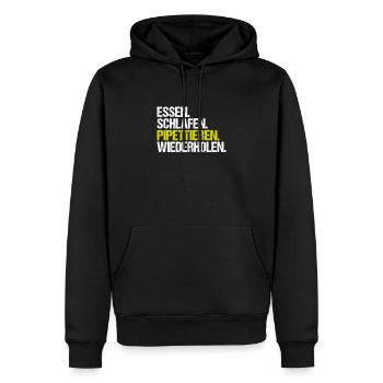 Biochemiker Biochemie Biochemistry Biochemist - Männer Premium Bio Hoodie - Schwarz - Vorne - Nico (187cm)