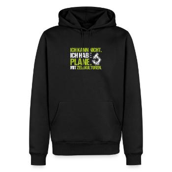 Mikrobiologie Mikrobiologe Biologie Biologe - Männer Premium Bio Hoodie - Schwarz - Vorne - Nico (187cm)