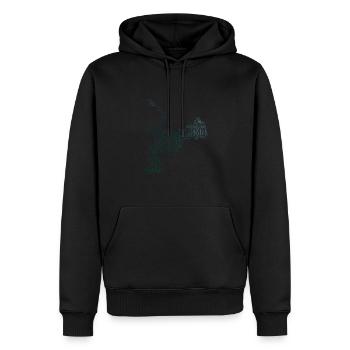 Bboy Hiphop Hip Hop Break Dance Breakdance - Sweat à capuche Premium bio Homme - noir - Devant - Nico (187cm)