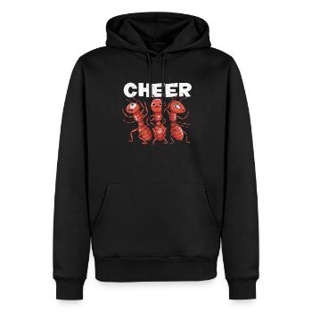 Cheer Ant Design pour les amants de fourmis Tante Tante - Sweat à capuche Premium bio Homme - noir - Devant - Nico (187cm)