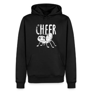 Cheer Ant Design pour les amants de fourmis Tante Tante - Sweat à capuche Premium bio Homme - noir - Devant - Nico (187cm)