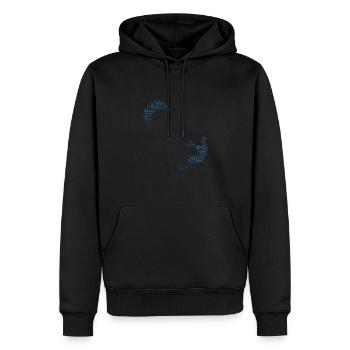 Kitesurfing Kitesurf Kitesurfer Kite Kitesurfen - Sweat à capuche Premium bio Homme - noir - Devant - Nico (187cm)