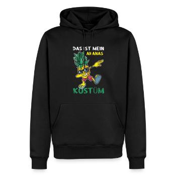 Das ist mein Ananas Kostüm, Ananas - Männer Premium Bio Hoodie - Schwarz - Vorne - Nico (187cm)