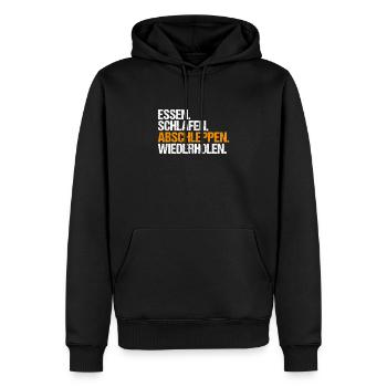 Abschlepper Abschleppdienst Tow Truck Driver - Männer Premium Bio Hoodie - Schwarz - Vorne - Nico (187cm)
