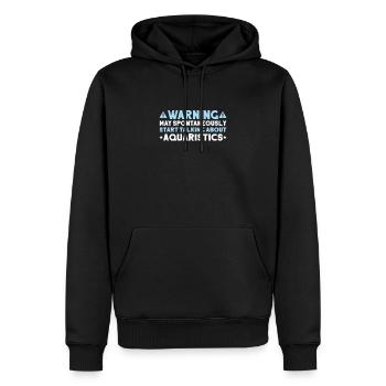 Aquaristique Aquariophile Aquarium Poissons Aquariophile - Sweat à capuche Premium bio Homme - noir - Devant - Nico (187cm)