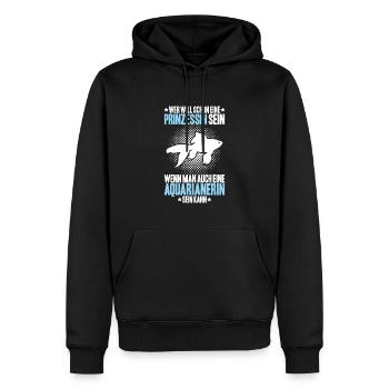 Aquaristik Aquarianer Aquarium Fische Aquarist - Männer Premium Bio Hoodie - Schwarz - Vorne - Nico (187cm)