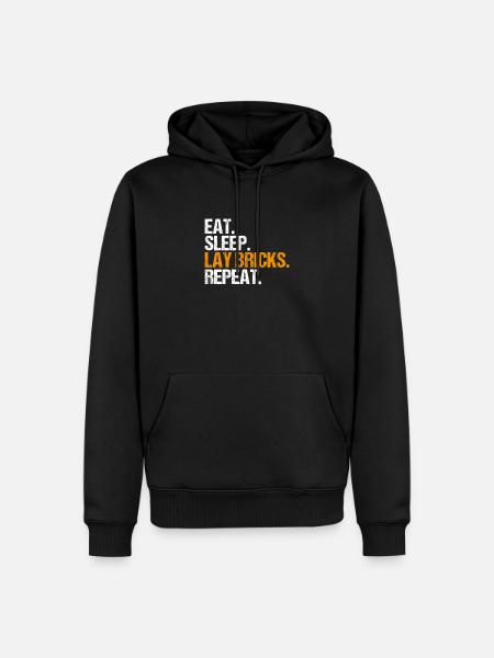 Master Masonry Masonry Bricklayer Mason - Men’s Premium Organic Hoodie - black