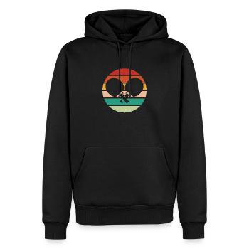 Tischtennis Ping Pong Pingpong Table Tennis - Sweat à capuche Premium bio Homme - noir - Devant - Nico (187cm)
