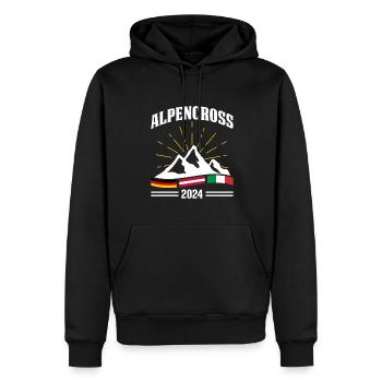 Alpenüberquerung Für Alpenüberquerer Wanderin Wand - Männer Premium Bio Hoodie - Schwarz - Vorne - Nico (187cm)
