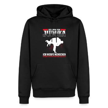 Judo Für Judoka Judo Kämpfer Judo Trainer Judo - Männer Premium Bio Hoodie - Schwarz - Vorne - Nico (187cm)