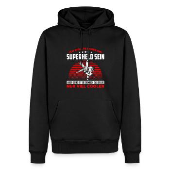 Judo Für Judoka Judo Kämpfer Judo Trainer Judo - Männer Premium Bio Hoodie - Schwarz - Vorne - Nico (187cm)