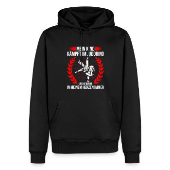 Judo Für Judoka Judo Kämpfer Judo Trainer Judo - Männer Premium Bio Hoodie - Schwarz - Vorne - Nico (187cm)