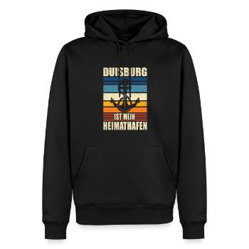 Ruhrgebiet Souvenir - Männer Premium Bio Hoodie - Schwarz - Vorne - Nico (187cm)
