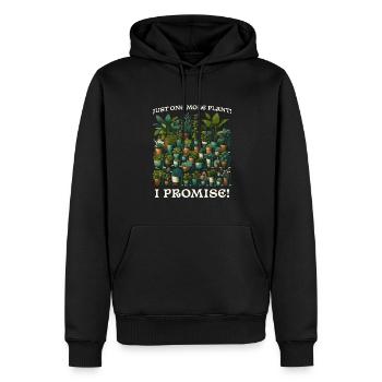 Plant Lover - Juste un cadeau de plante de plus - Sweat à capuche Premium bio Homme - noir - Devant - Nico (187cm)