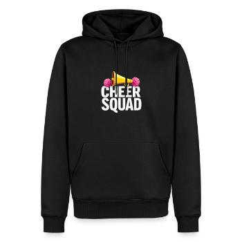 Cheerleading Cheer Squad Enthousiasme Fierté - Sweat à capuche Premium bio Homme - noir - Devant - Nico (187cm)