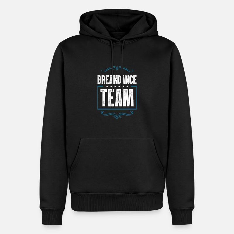 Breakdance Crew - Männer Premium Bio Hoodie - Schwarz