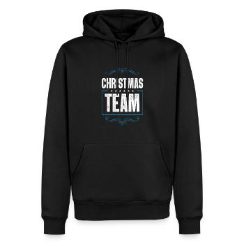 Christmas Crew - Männer Premium Bio Hoodie - Schwarz - Vorne - Nico (187cm)