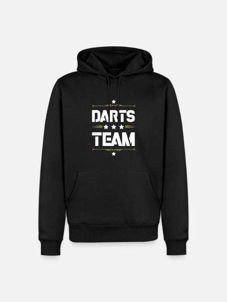 Darts Team - Men’s Premium Organic Hoodie - black