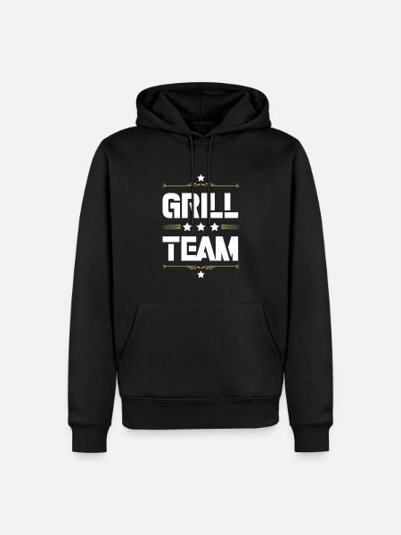 Grill Team - Men’s Premium Organic Hoodie - black