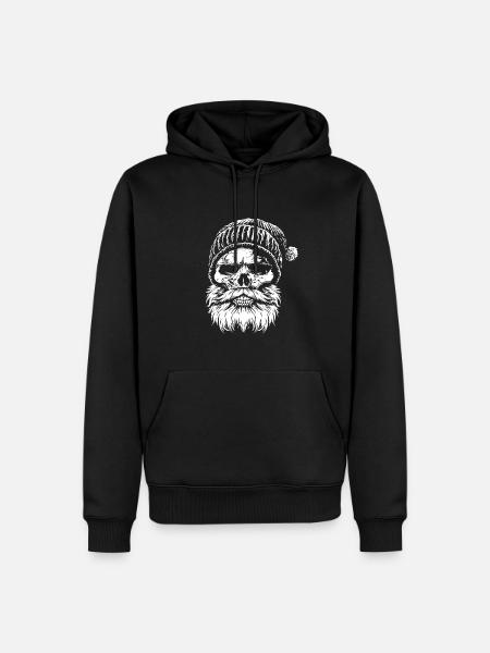 Lumberjack Skull - Men’s Premium Organic Hoodie - black