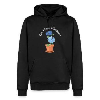 Gartenarbeit Der Pflanzenflüsterer - Männer Premium Bio Hoodie - Schwarz - Vorne - Nico (187cm)