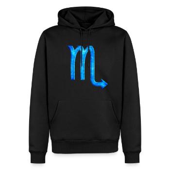 Skorpion Tierkreis - Männer Premium Bio Hoodie - Schwarz - Vorne - Nico (187cm)