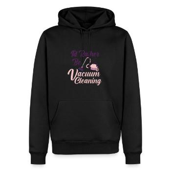 Staubsauger Reinigung Reinigungskraft Geschenk - Männer Premium Bio Hoodie - Schwarz - Vorne - Nico (187cm)