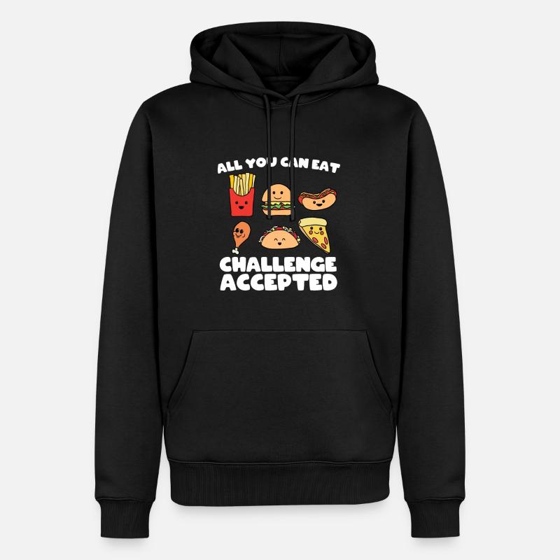 Concours de restauration rapide - Sweat à capuche Premium bio Homme - noir