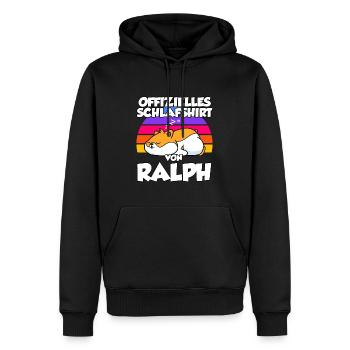Offizielles Schlafshirt Von Ralph - Männer Premium Bio Hoodie - Schwarz - Vorne - Nico (187cm)